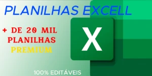 + De 20.000 Planilhas Excel Editaveis