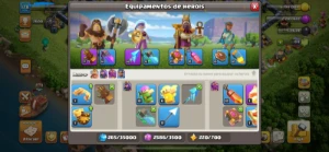 conta clash of clans cv14 upando