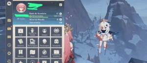 Conta com Yae Miko + Diluc, AR17 - Genshin Impact
