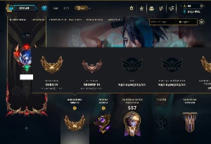 Ouro 4 com TODOS os Champs e 338 Skins +4 Prestigios