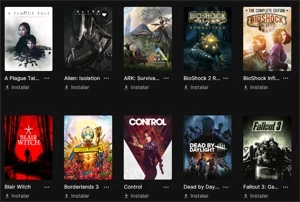 Conta EPIC GAMES 200 jogos (grandes títulos) + VBUCKS