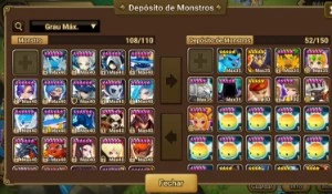 Conta summoners war (servidor Japonês) muitos anos parado