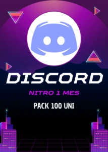 Discord Nitro Gaming PACK 100 UNIDADES