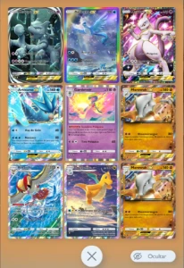 Pokemon TCG Pocket - Mew2 imersivo e articuno rainbow - Outros