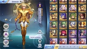 SAINT SEIYA AWAKENING - COM GEMAS AVANÇADAS E LIVROS SSA