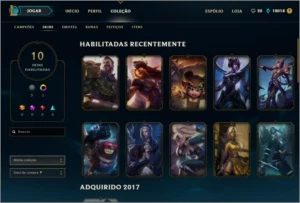 CONTA DE LEAGUE OF LEGENDS DIAMANTE 150 REAIS LOL