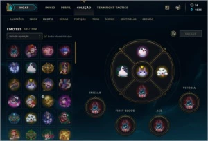 conta grão mestre flex 103 skins - League of Legends LOL