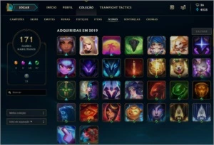 conta grão mestre flex 103 skins - League of Legends LOL