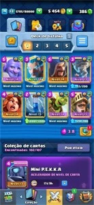 Conta lvl 13, Desafiante 2 com 5339 Troféus - Clash Royale