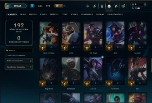 Diamante 3 com 65 Champs e 13 Skins - League of Legends LOL
