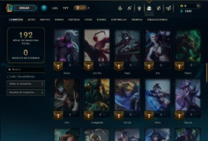 Diamante 3 com 65 Champs e 13 Skins - League of Legends LOL
