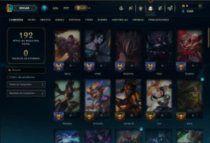 Diamante 3 com 65 Champs e 13 Skins - League of Legends LOL