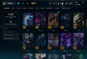 Diamante 3 com 65 Champs e 13 Skins - League of Legends LOL