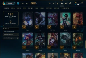 Diamante 3 com 65 Champs e 13 Skins - League of Legends LOL
