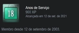 CONTA ANTIGA STEAM 18 ANOS (12 SETEMBRO DE 2003) 5 E 10 ANOS - Counter Strike CS