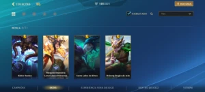 WILD RIFT - 180 Skins, 4 Miticas, 10 lendarias, Esmeralda 2, - League of Legends: Wild Rift LOL WR