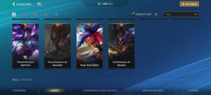 WILD RIFT - 180 Skins, 4 Miticas, 10 lendarias, Esmeralda 2, - League of Legends: Wild Rift LOL WR