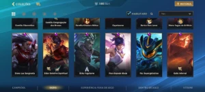 WILD RIFT - 180 Skins, 4 Miticas, 10 lendarias, Esmeralda 2, - League of Legends: Wild Rift LOL WR