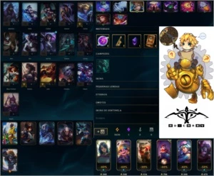 Smurf ADC Com EZ Pulsefire - League of Legends LOL