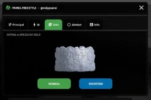 Painel sadx Freestyle gelo invertido ☠️ - Free Fire