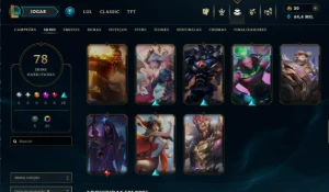 Conta Ex Mestre Com Muitas Skins De Adc - Aceito Ofertas - League of Legends LOL