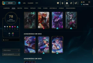 Conta Ex Mestre Com Muitas Skins De Adc - Aceito Ofertas - League of Legends LOL