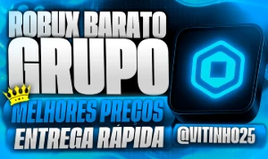 [Melhor Preço] Robux Barato - Entrega Via Grupo - Roblox