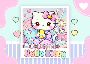 Arquivo Digital Livro de colorir Hello Kitty – PDF - eBooks