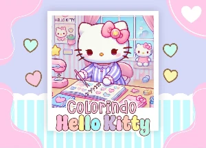 Arquivo Digital Livro de colorir Hello Kitty – PDF - eBooks