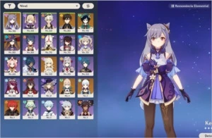 AYAKA,DILUC,ZHONGLI - AR 53 com 7 personagens 5* - Genshin Impact