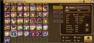 #295 Seara Zaiross Odin Verad Rica Bellenus - Summoners War