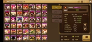 #295 Seara Zaiross Odin Verad Rica Bellenus - Summoners War