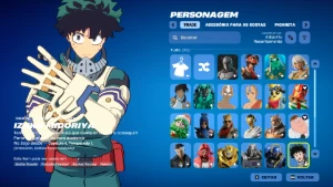 Conta Fortnite | 32 Skins | Izuku Midoriya | Entrega automát