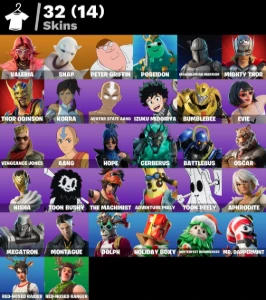 Conta Fortnite | 32 Skins | Izuku Midoriya | Entrega automát