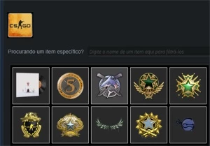CONTA PRIME CS GO - LV 102 STEAM - 5000 HORAS - Counter Stri - Counter Strike