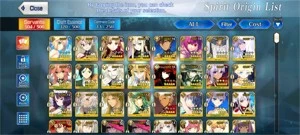 Fate GO/Fate Grand Order Conta 32SSR 67SR NA 5 suportes