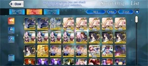 Fate GO/Fate Grand Order Conta 32SSR 67SR NA 5 suportes