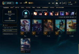 Conta Ouro 2 com 30 Champs e 4 skins - League of Legends LOL
