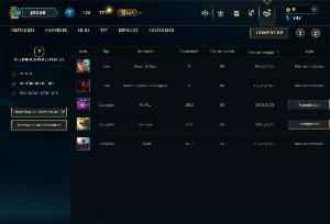 Conta Ouro 2 com 30 Champs e 4 skins - League of Legends LOL