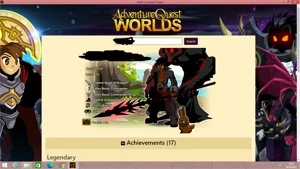 Conta de AQW - Adventure Quest World
