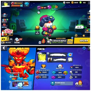 Conta Supercell top com 3 contas muito upadas - Brawl Stars