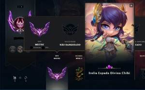 Conta Mestre Com Irelia Chibi - League of Legends LOL