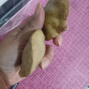 Pacote com 7 Frutos Secos Fechados de Jacarandá - Artesanato e Personalizados