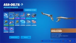 Conta Fortnite com 9 skins e 250 Vbucks