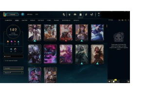 conta mono irelia, platina com 2kk de maestria - League of Legends LOL