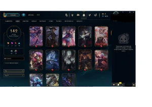 conta mono irelia, platina com 2kk de maestria - League of Legends LOL
