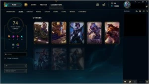 conta d1 todos champs 72 skins - League of Legends LOL