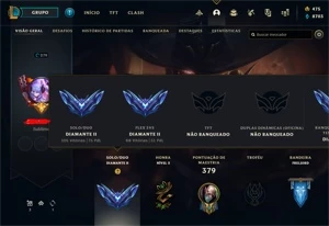 conta lol diamante 2 - League of Legends