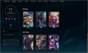 Conta LoL - 2 Skins, ultimate 2 lendárias+ + Valorant Ouro 1 - League of Legends