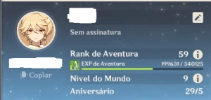 Ar 59 17 5 estrelas limitados 12 armas 5 estrelas - Genshin Impact